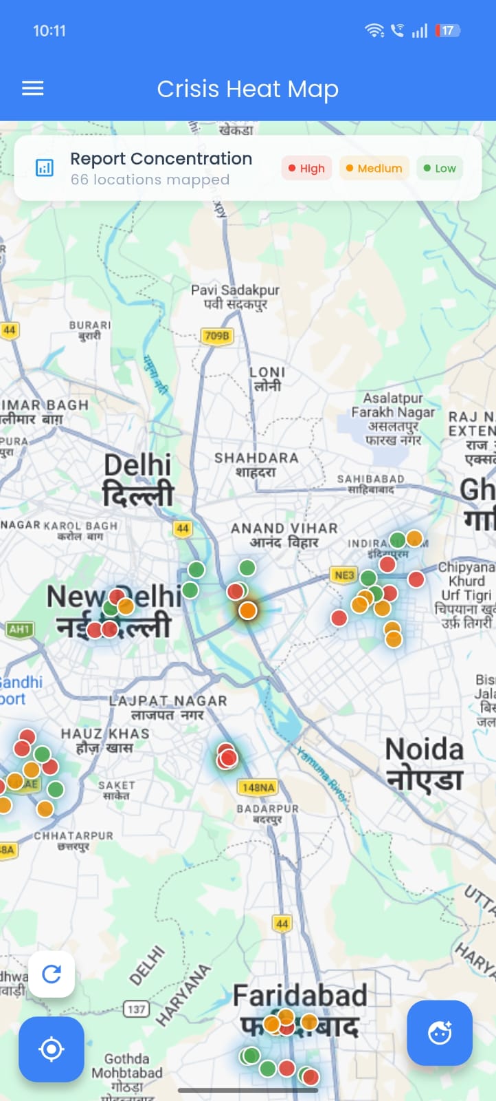 Crisis Heat Map