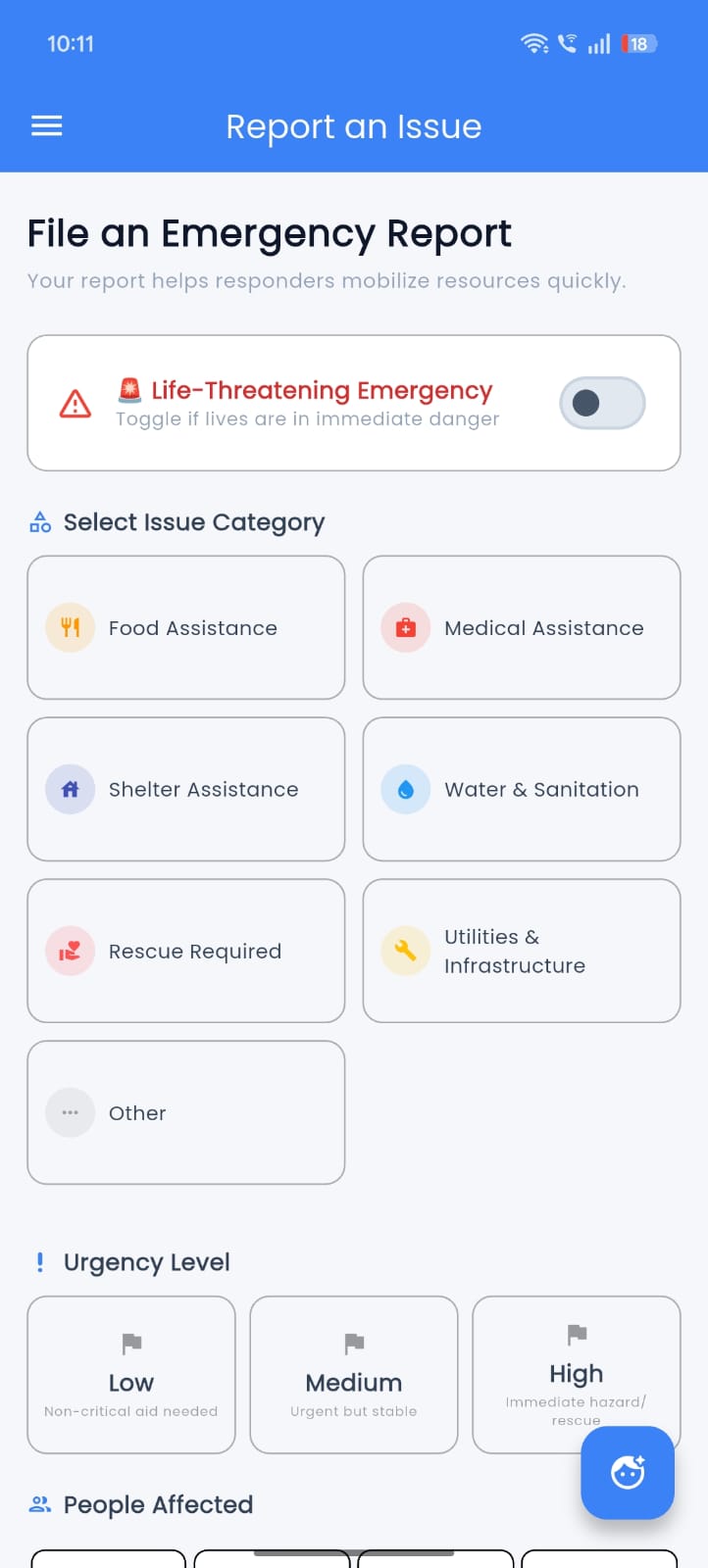 Report an Issue